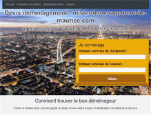 Tablet Screenshot of misterdemenagement-ile-maurice.com